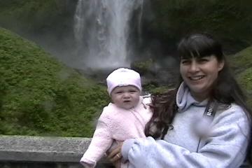 Tammie and Sammie at the Falls.